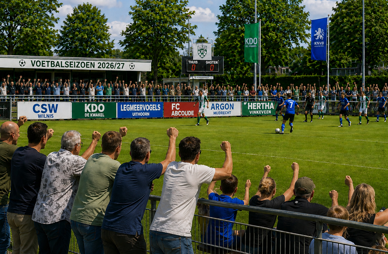 Nieuwe voetbalcompetitie: fraaie streekderby’s, stukje reizen en nieuwe uitdagingen