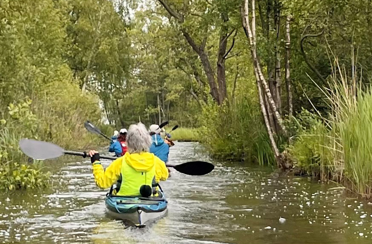 Ideaal moment om weer met de kajak het water op te gaan