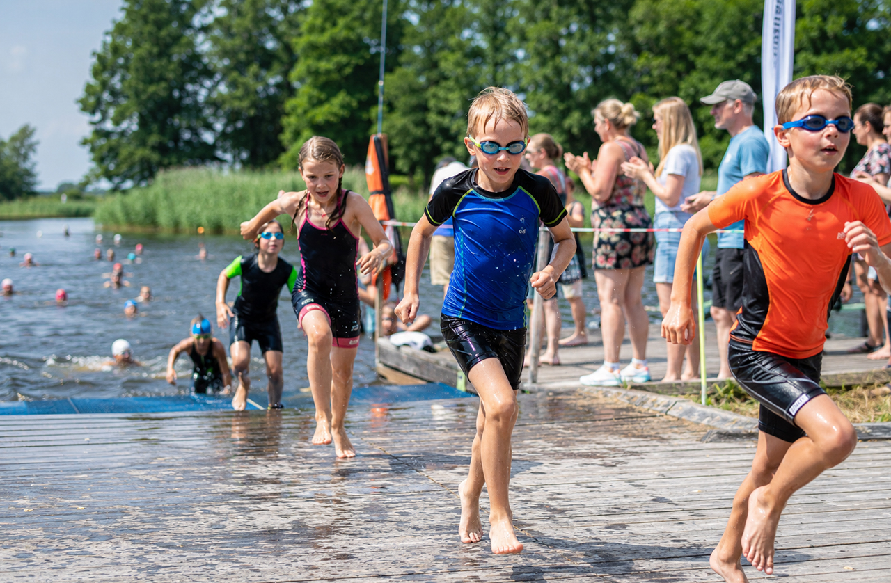 Sportieve aftrap van drukbezocht weekendevenement