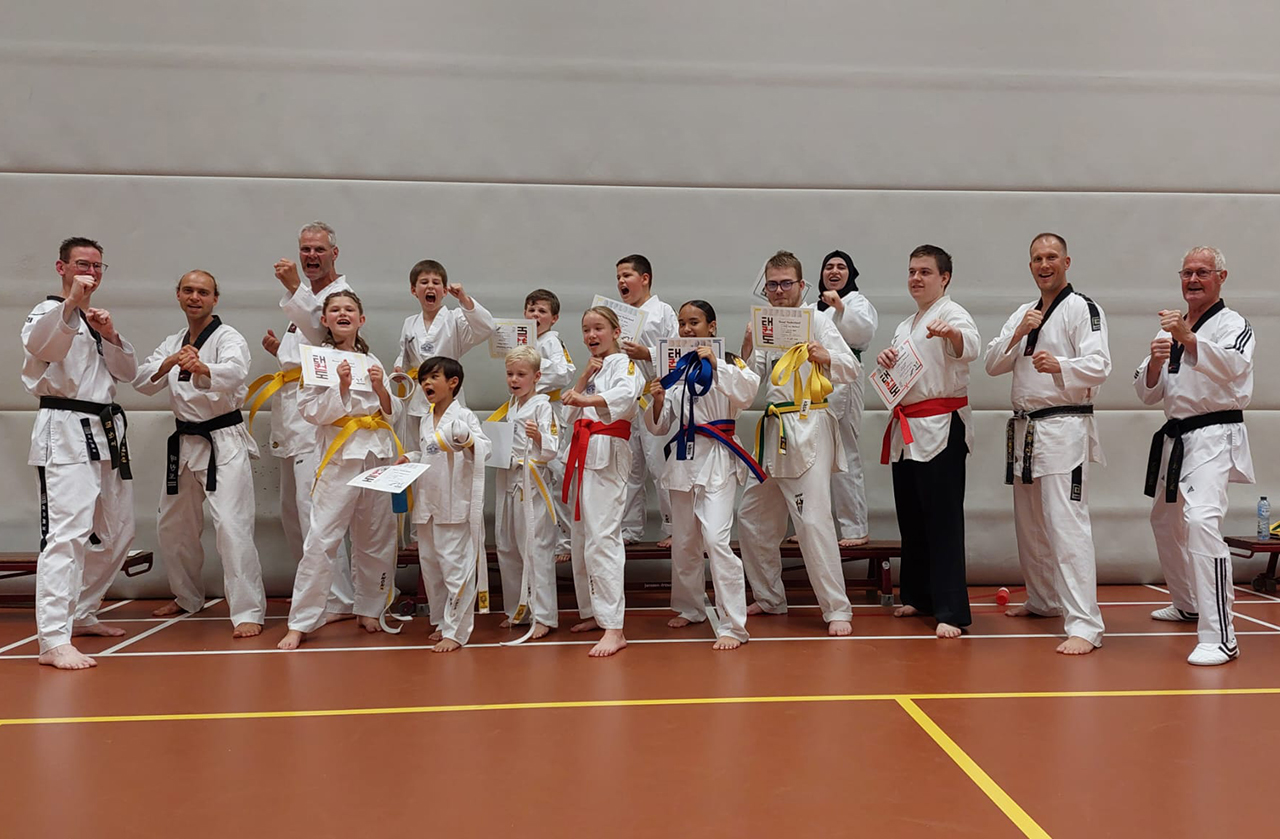 Succesvolle examens bij Horangi Taekwondo Mijdrecht