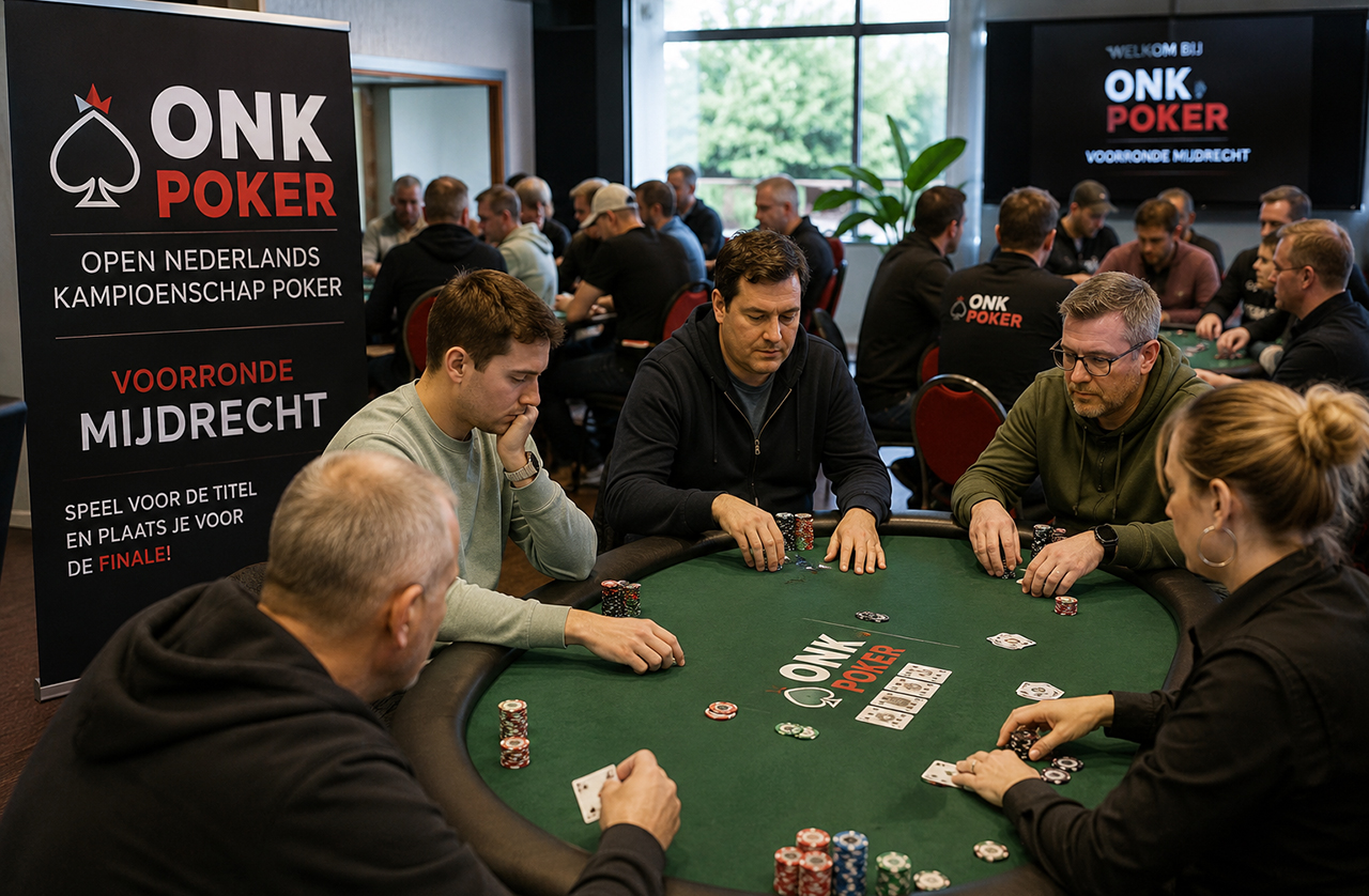 Voorronde ONK Poker strijkt neer in Mijdrecht