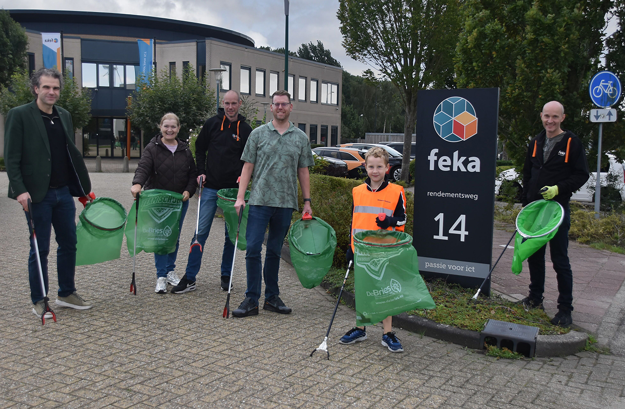 Opruimactie op bedrijventerrein Mijdrecht